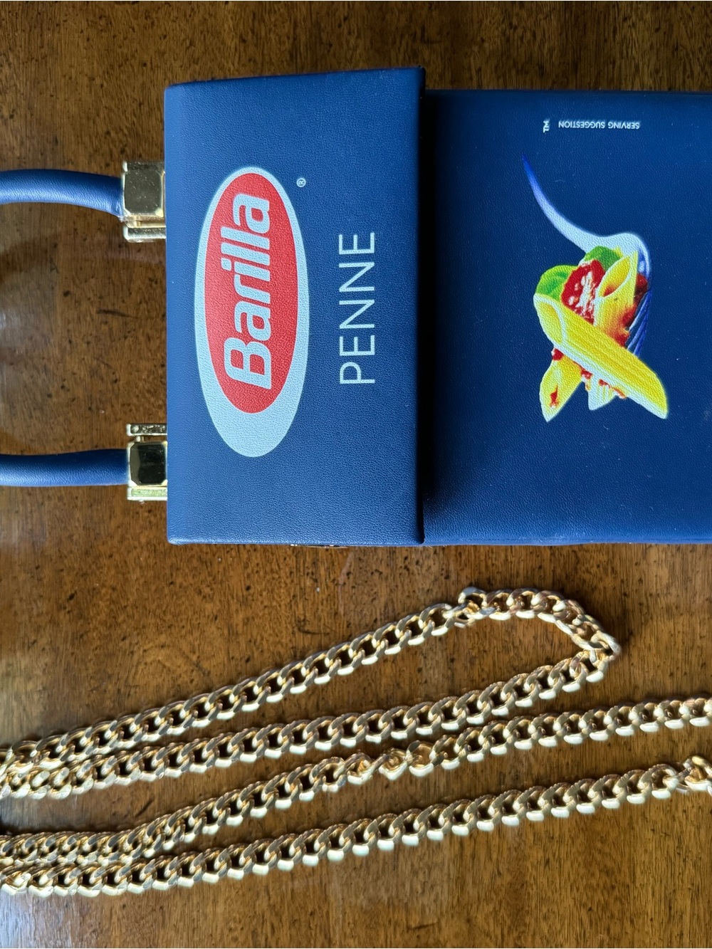 Nik Bentel first edition Barilla pasta bag 1 of 100 Leather purse Rare with box - Picture 9 of 9